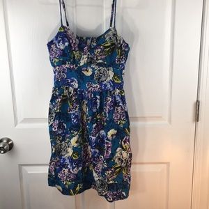Xhilaration floral dress size large